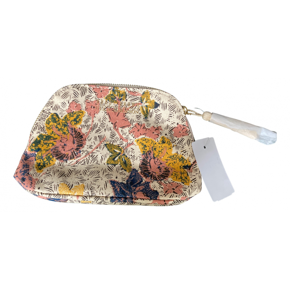 Clutch bag Ulla Johnson Beige in Cotton 